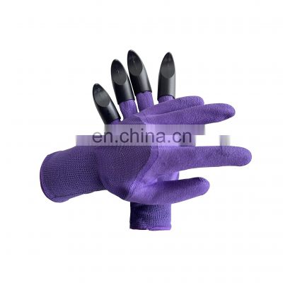 Sunnyhope Agriculture Breathable Latex coated Claws Garden Gloves