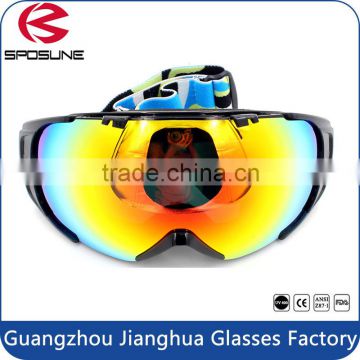 Shatterproof multicolor revo lens anti blue light skiing snow glasses transitional snowflake sunglasses polarized