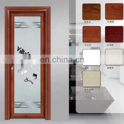 Cheap price made in China aluminum door waterproof bathroom door