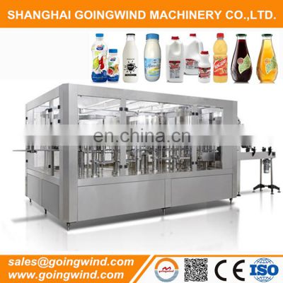 Automatic UHT milk bottle filling machine auto pasteurized milk buttermilk packing packaging machinery cheap price for sale