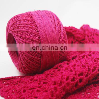 21s/2 Summer Popular Cotton Yarn Crochet Lace Yarn Hand Knitting