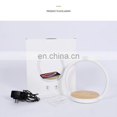 Hot Selling Led Touch Sensor Bluetooth Speaker Desk Table Bedside Wireless Charger Touch Lamp Light In The Bedroom