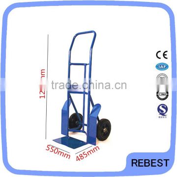 Folding style and metal material hand truck