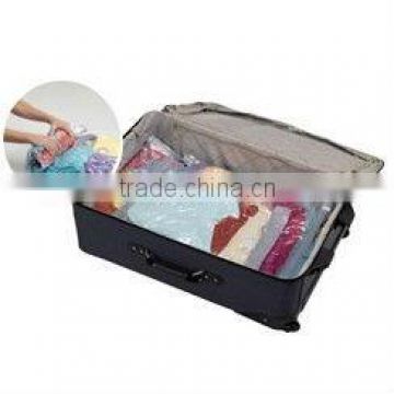Plastic Space Saver Vacuum Seal Roll Bag For Storage Clothes During Travelling