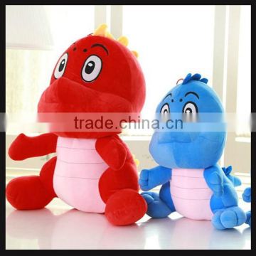lovely stuffed plush toy red dragon for kids