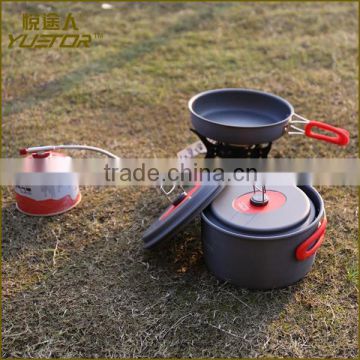 OEM wooden handle cookware made in china