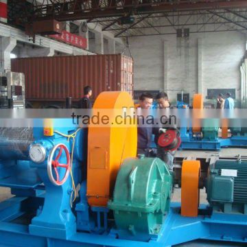 Our mature rubber crusher in the whole waste tyre recycling production line