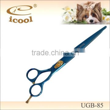 UGB-85 Professional Titanium blue color Japanese Pet grooming scissors