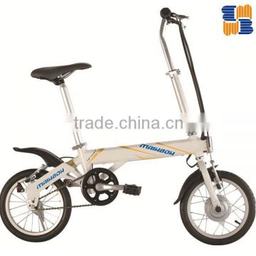folding electric bicycles with famous brand battery 150w