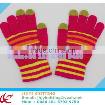 High quality winter warm knitting bluetooth gloves, knit bluetooth glove for sale