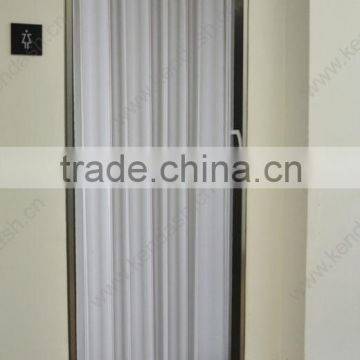 Good quality pvc accordion door 0.6mm thickness white