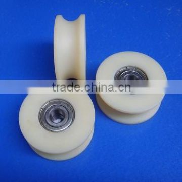 High impact and notch impact strength plastic pulley nylon pulley