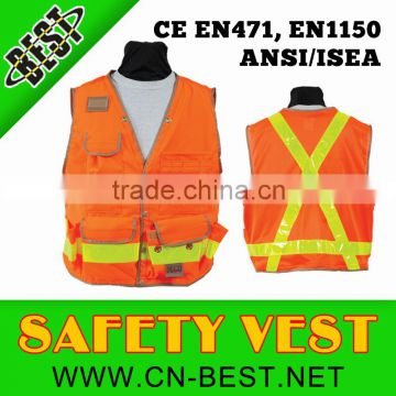 2014 news safety vest ANSI/ISEA107-2010 wholesales factory sell