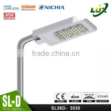 2016 CE Rohs listed Nichia LED, 100-140lm/W, Meanwell Driver, Super Slim Design,High cost effective price, 150W LED Street Ligh