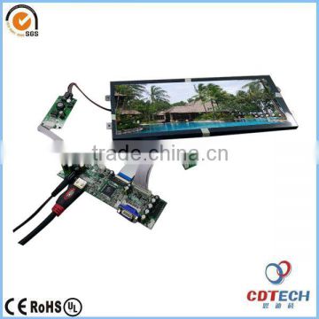 Ultra Wide Bar Stretched LCD 12.3 inch advertising screen