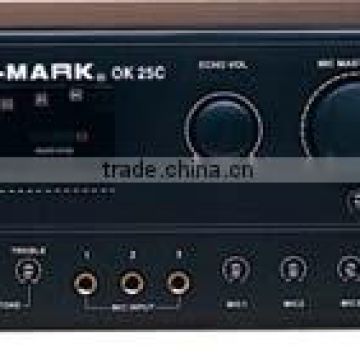Karaoke Amplifier, professional audio power amplifier, mixing amplifier - C-Mark OK25C