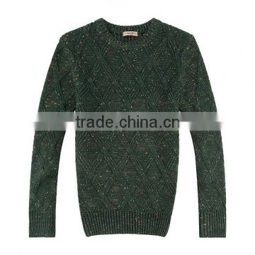Mens fashion winter long sleeve thick leisure pullover sweater