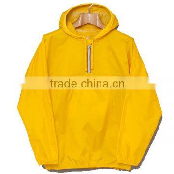 Breathable waterproof OEM 2014 new nylon raincoat with zipper