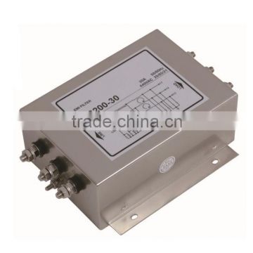 Hot selling three line power line filter with low price