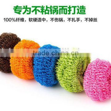 new product Polyester fiber scourer Fashionable Cheapest heavy duty scourer/kitchen scrubber
