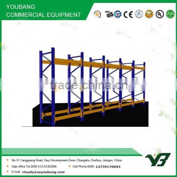 Hot sell best price 2 layer long span heavy duty warehouse pallet rack, storage rack (YB-WR-C21)