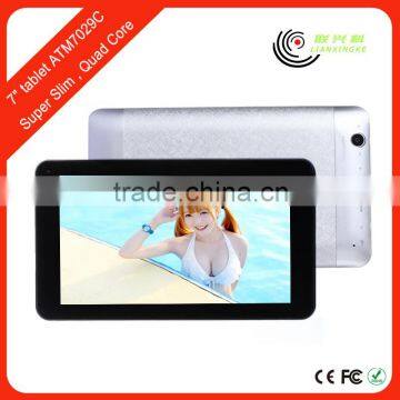 7" android 4.4 tablet pc price china for $30, Quad Core with ATM7029C