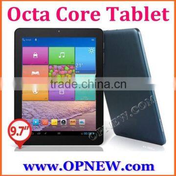 OEM 9.7 inch Retina IPS Octa Core tablet pc RK3288 CPU 2.0 Android 5.1 Lollipop 3G Bluetooth Wifi Super Slim Tablet PC