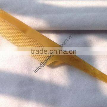 Water buffalo horn comb, made in Vietnam, size 17.5cm x 2.5cm