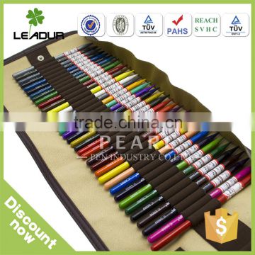 Top Quality colored pencils with roll up case