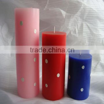 Valentine Festival pillar candles
