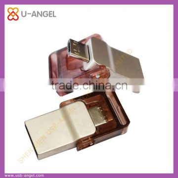 Hot sale made in China OEM custom promotional gift mini OTG mobile phone usb flash drive