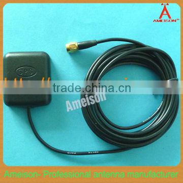 Antenna Manufacturer SMA Female Connector Magnetic Mount RG174 3M cable 5dBi glonass gps internal antenna