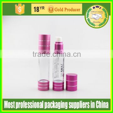 high quality acceprt customized logo colorful airless bottles 100ml