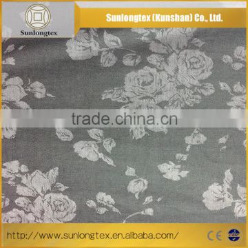 Woven Polyester Cotton Spandex Jacquard Clothes Fabric