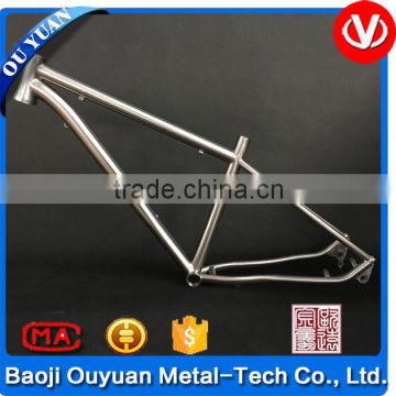 full suspension titanium mountain bike frame