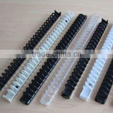 Plastic binding ring for notebook
