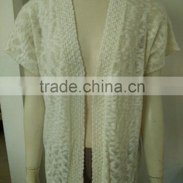 Ladies' knitwear in slub yarn