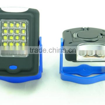 3 +20 pc SMD spot working light , pocket mini working light with magnetic,Convertible Angle working