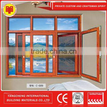 Cheap ISO thermal aluminum alloy integrated of window for home