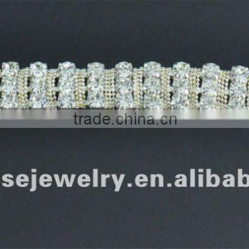Wholesale silver plating rhinestone crystal bracelet-B22000