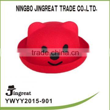 2015 new style cute children's red wool hat