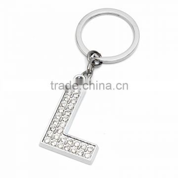 DIAMOND ALPHABET LETTERS KEYCHAIN wholesaler from Yiwu Market for KEY CHAINS
