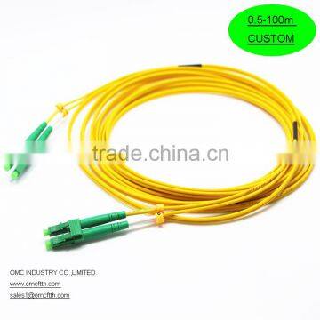 High quality China-made LC APC-LC APC Duplex Fiber optic patch cord