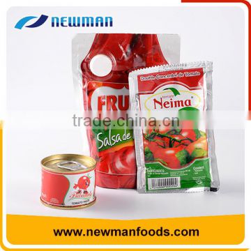 Latest salad dressing tomato sauce cheap manufacturer price canned tomato paste