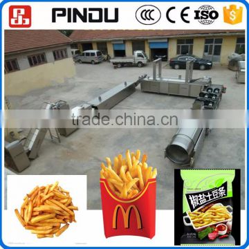 industrial potato clips french fries making machine production line