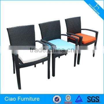 Outdoor garden plastic chair for dining