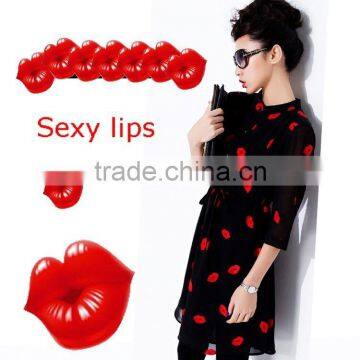 Korea summer fashion red slips dress 2015