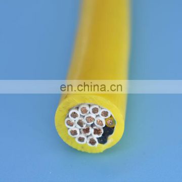 PUR jacketed twisting resistant power cable 14 core flexible cable