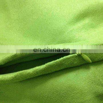 high quality weft knitted suede fabric for pillow case fabric