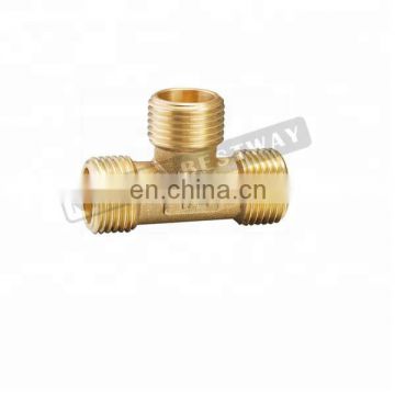 Welcome OEM ODM Brass Compression Tee With Two Way